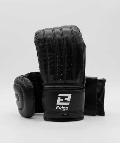 EXIGO® S3 STEALTH LEATHER BAG MITTS - BLACK