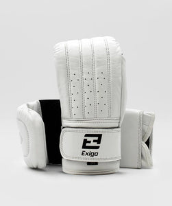 EXIGO® S3 STEALTH LEATHER BAG MITTS - WHITE