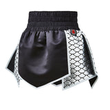BESPOKE MADE JUNIOR FISH SCALE SHINE GLADIATOR BOXING SHORTS