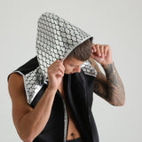 CUSTOM FISH SCALE SHINE BOXING RING JACKET