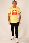 KRONK Training Camp Slim fit T Shirt Vintage Yellow