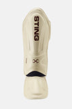 STING TAIPAN MMA SHIN & FOOT PROTECTOR-BEIGE/BROWN