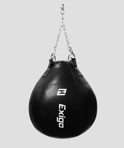 EXIGO® SUPER PRO 30KG LEATHER WRECKING BALL PUNCHBAG
