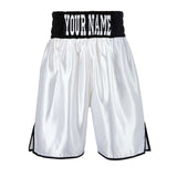 CUSTOM MADE KIDS CONTRAST WAISTBAND CLASSIC SATIN BOXING SHORTS