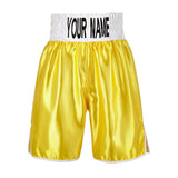 CUSTOM MADE KIDS CONTRAST WAISTBAND CLASSIC SATIN BOXING SHORTS