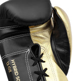 Adidas Hybrid 500 Boxing Gloves- black/gold