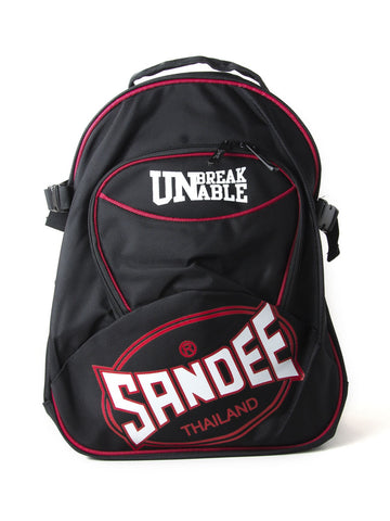 Sandee Heavy-Duty Black & Red Backpack