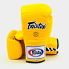 FAIRTEX LACE COMPETITION GLOVES-YELLOW