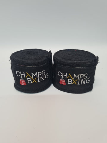 CHAMPS BXING HAND WRAPS black