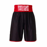 CUSTOM MADE KIDS CONTRAST WAISTBAND CLASSIC SATIN BOXING SHORTS