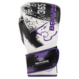 BRAVOSE LIMITED EDITION 16OZ VELCRO BOXING GLOVES-MONOCHROME SPLASH EDITION