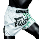 FAIRTEX MUAY THAI SHORTS - RACER WHITE