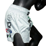 FAIRTEX MUAY THAI SHORTS - RACER WHITE