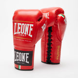 LEONE SHOCK PLUS BOXING GLOVES-RED