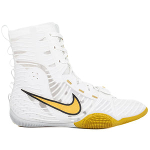 NIKE HYPERKO 3 BOXING BOOTS - WHITE/GOLD