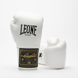 LEONE ORLANDO CLASSICO BOXING GLOVES LACES-WHITE