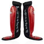 FAIRTEX MMA STYLE SHIN GUARDS-RED