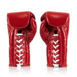 FAIRTEX LACE COMPETITION GLOVES-RED