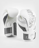 Venum Elite Evo Boxing Gloves - Grey/White