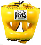 CLETO REYES HEADGUARD WITH NYLON POINTED FACE BAR-YELLOW