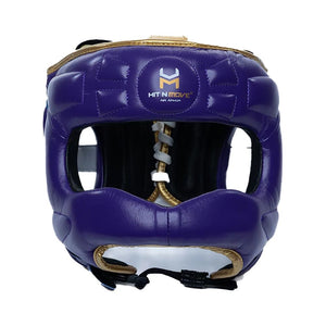 HIT N MOVE FACE SAVER HEADGEAR - PURPLE