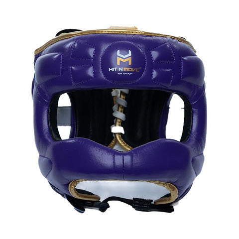 HIT N MOVE FACE SAVER HEADGEAR-PURPLE