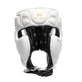 HIT N MOVE AIR ARMOUR PRECISION CHEEK HEADGEAR - WHITE