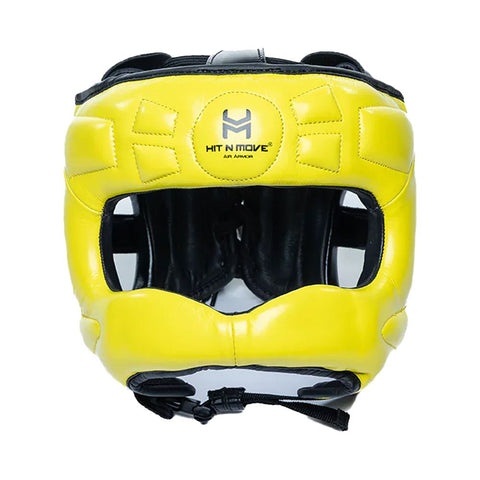 HIT N MOVE FACE SAVER HEADGEAR - YELLOW