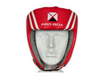 PRO BOX CLUB ESSENTIALS PU HEADGUARD-RED