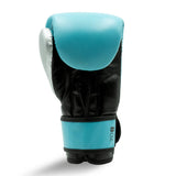 RINGSIDE JUNIOR SYNTHETIC LEATHER TRAINING GLOVE-TURQUOISE/BLACK