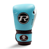 RINGSIDE JUNIOR SYNTHETIC LEATHER TRAINING GLOVE-TURQUOISE/BLACK