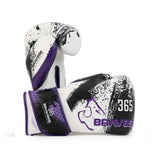 BRAVOSE LIMITED EDITION 16OZ VELCRO BOXING GLOVES-MONOCHROME SPLASH EDITION