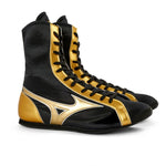 MIZUNO MID-CUT CUSTOM BOXING SHOES - BLACK GOLD