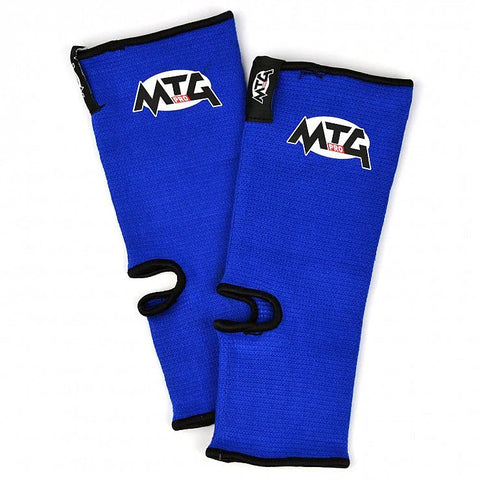 MTG PRO MUAY THAI ANKLE SUPPORTS-BLUE