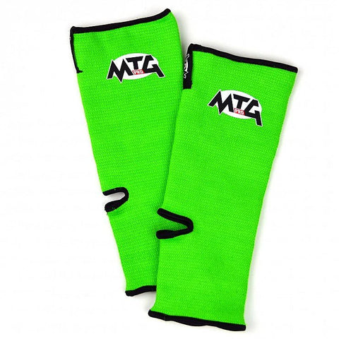MTG PRO MUAY THAI ANKLE SUPPORTS-GREEN/BLACK