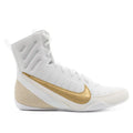NIKE MACHOMAI 3 BOXING BOOTS - WHITE/GOLD