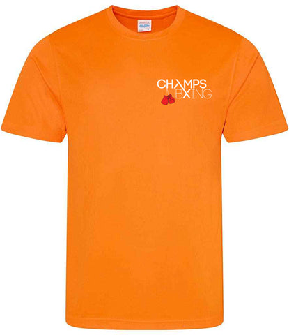 Champs kids cool tec t shirt -orange