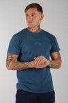 KRONK SACRIFICE LOOSE FIT VINTAGE WASH T SHIRT -DENIM