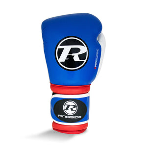 RINGSIDE PRO TRAINING G1 STRAP SPARRING GLOVE - BLUE/RED