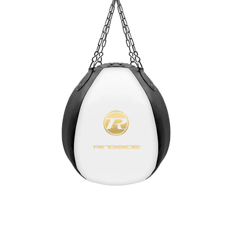 RINGSIDE SYNTHETIC LEATHER CANNON BALL BLACK / WHITE / GOLD