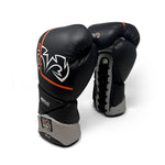 RIVAL RS1 LEATHER PRO SPARRING GLOVE-BLACK