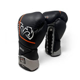 RIVAL RS1 LEATHER PRO SPARRING GLOVE-BLACK