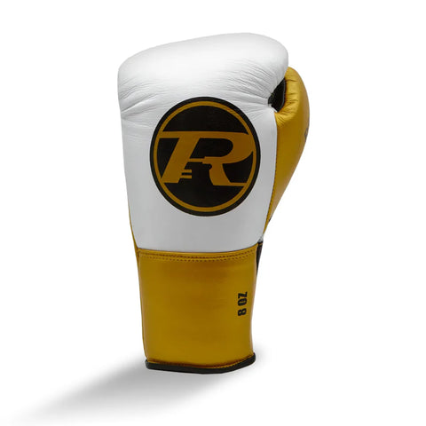 RINGSIDE PRO CONTEST LACE RS2-WHITE/GOLD