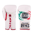 CLETO REYES SAFETEC PRO FIGHT GLOVE LACE - WHITE/GREEN/RED