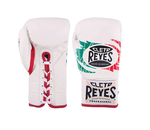 CLETO REYES SAFETEC PRO FIGHT LACE-WHITE/GREEN/RED