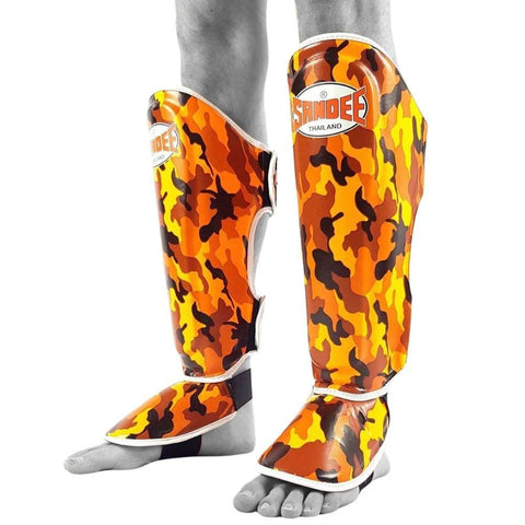 SANDEE AUTHENTIC CAMO SHINGUARD-ORANGE