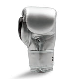 RINGSIDE JUNIOR SYNTHETIC LEATHER TRAINING GLOVE-SILVER/BLACK