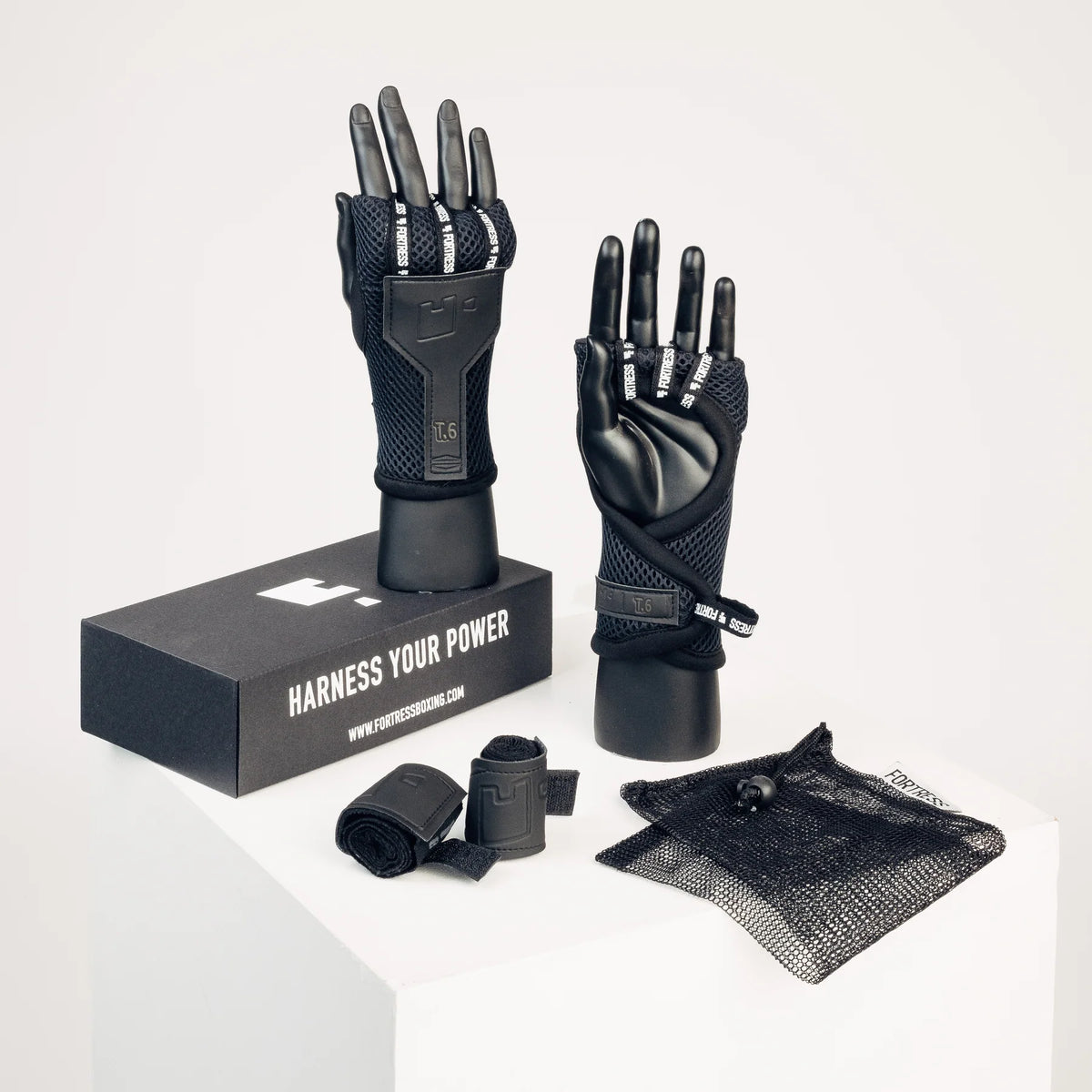 FORTRESS T.6 FASTWRAPS BLACK – Champs Bxing ltd
