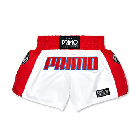 Primo Trinity Series Microfiber Muay Thai Shorts - Red