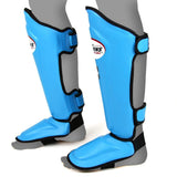 TWINS DOUBLE PADDED SHIN PADS-SKY BLUE